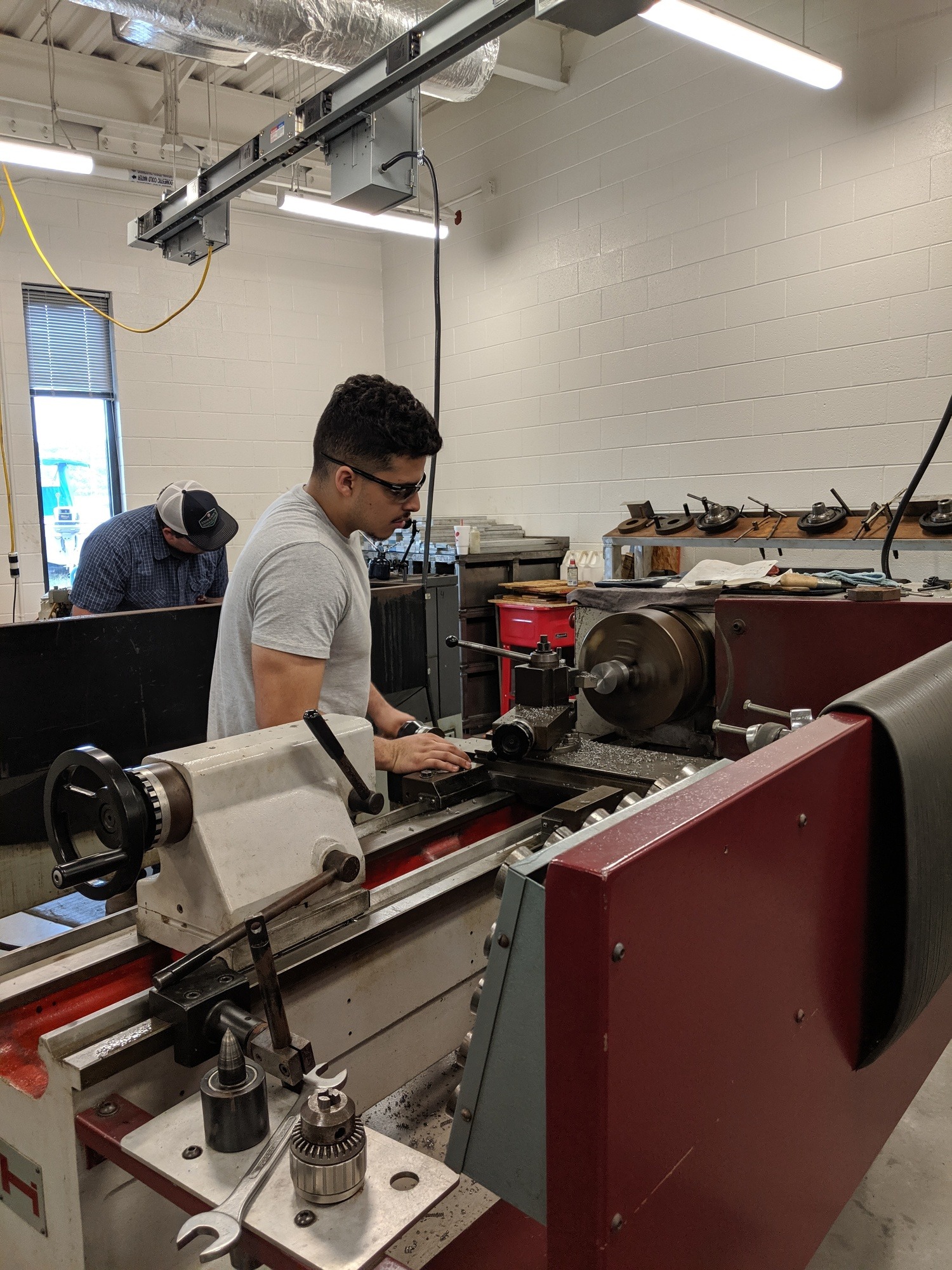 Precision Machining and Manufacturing students