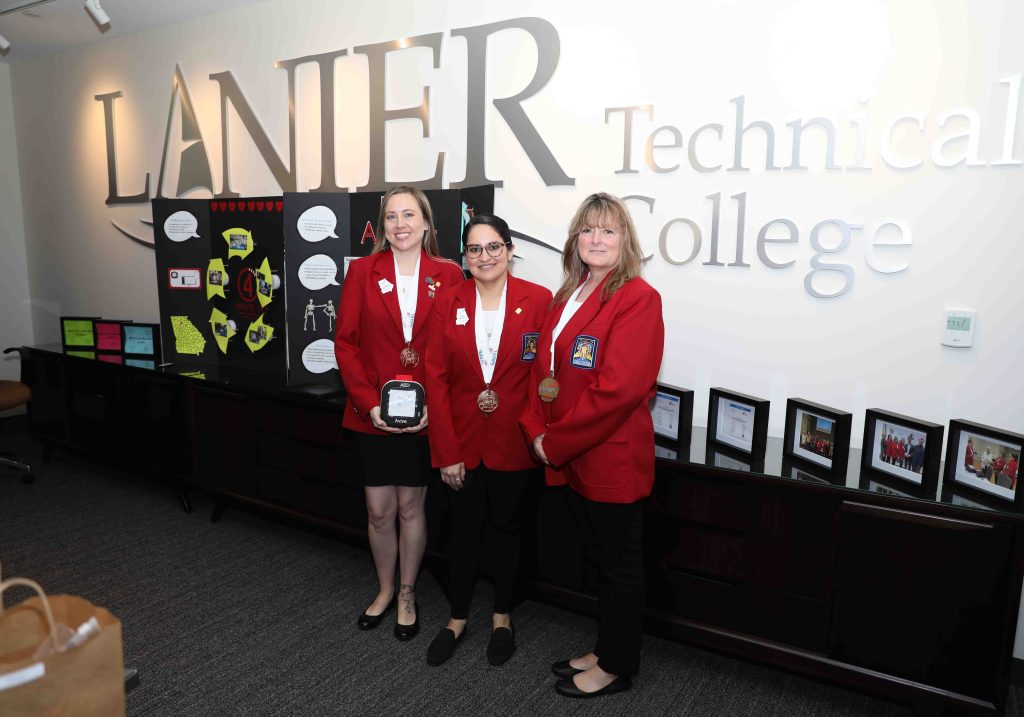 Lanier Tech SkillsUSA National Winners Present to Board of Directors