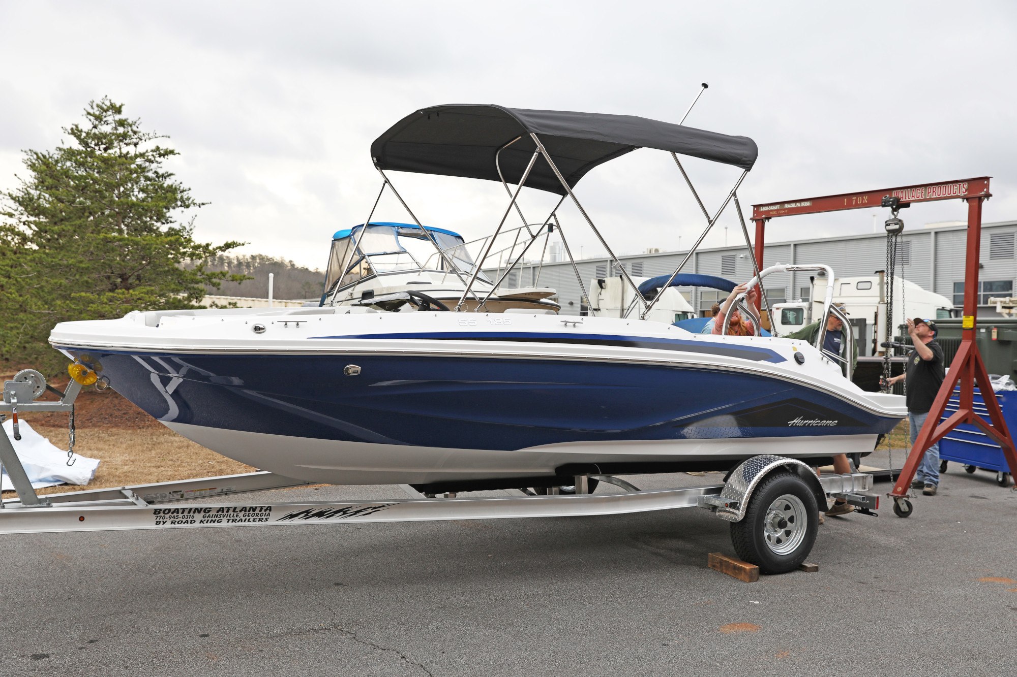 Marine Engine Technology with a boat