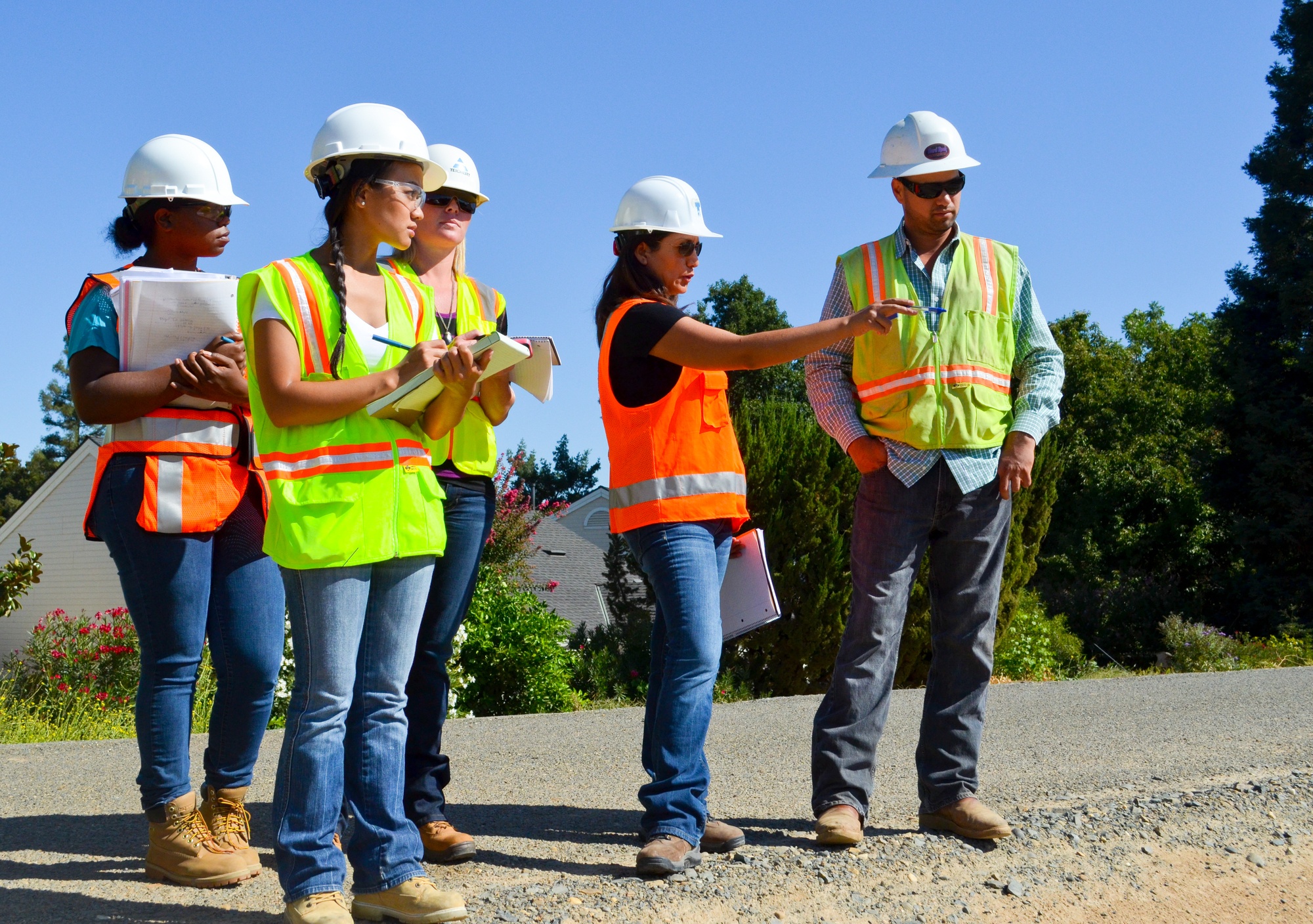 Students from Diesel Equipment Technology Program