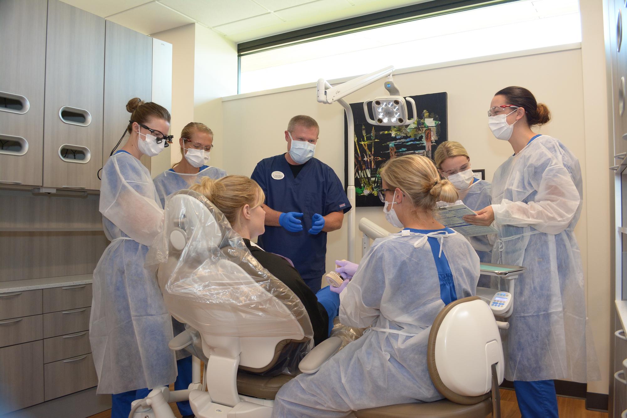 Students in Precision Machining and Manufacturing