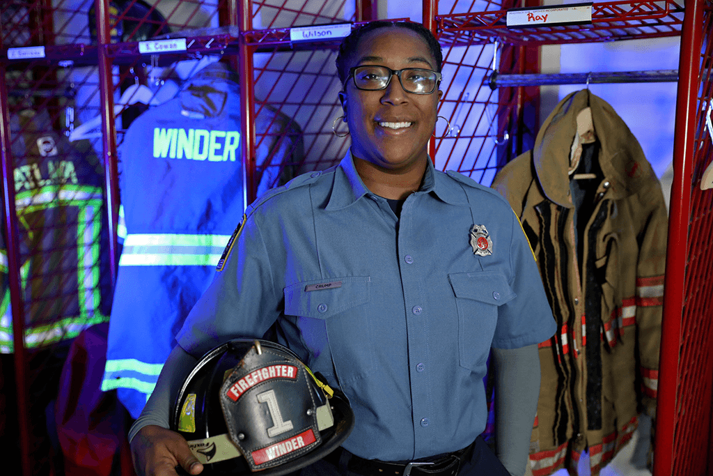 Lanier Tech Grad Becomes First Female Firefighter for City of Winder