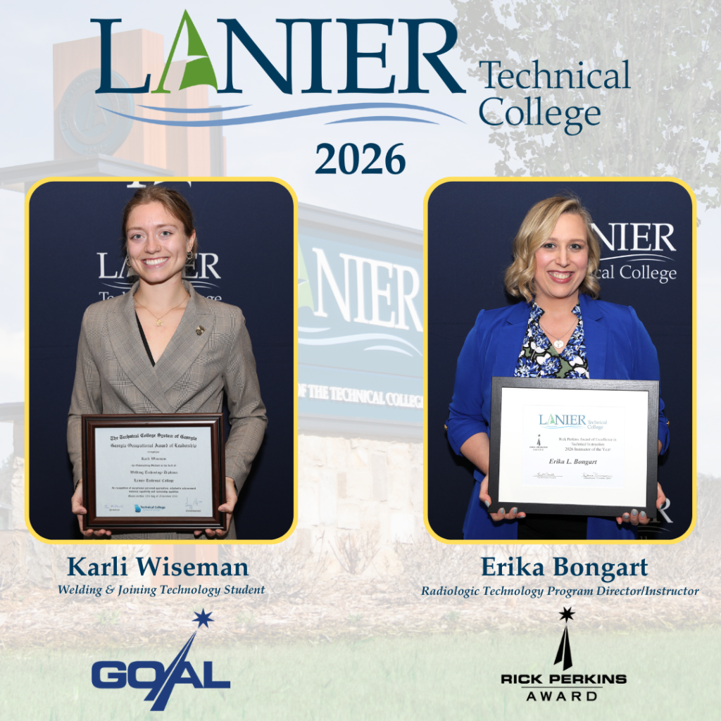Lanier Tech Announces 2026 Student of the Year, Instructor of the Year
