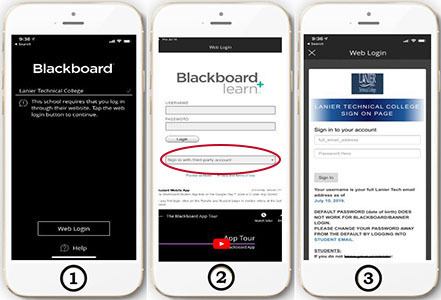 Blackboard App Screenshots