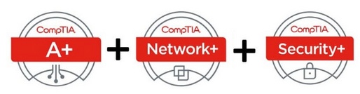 CompTIA™ A+, Network+ and Security+ Logo