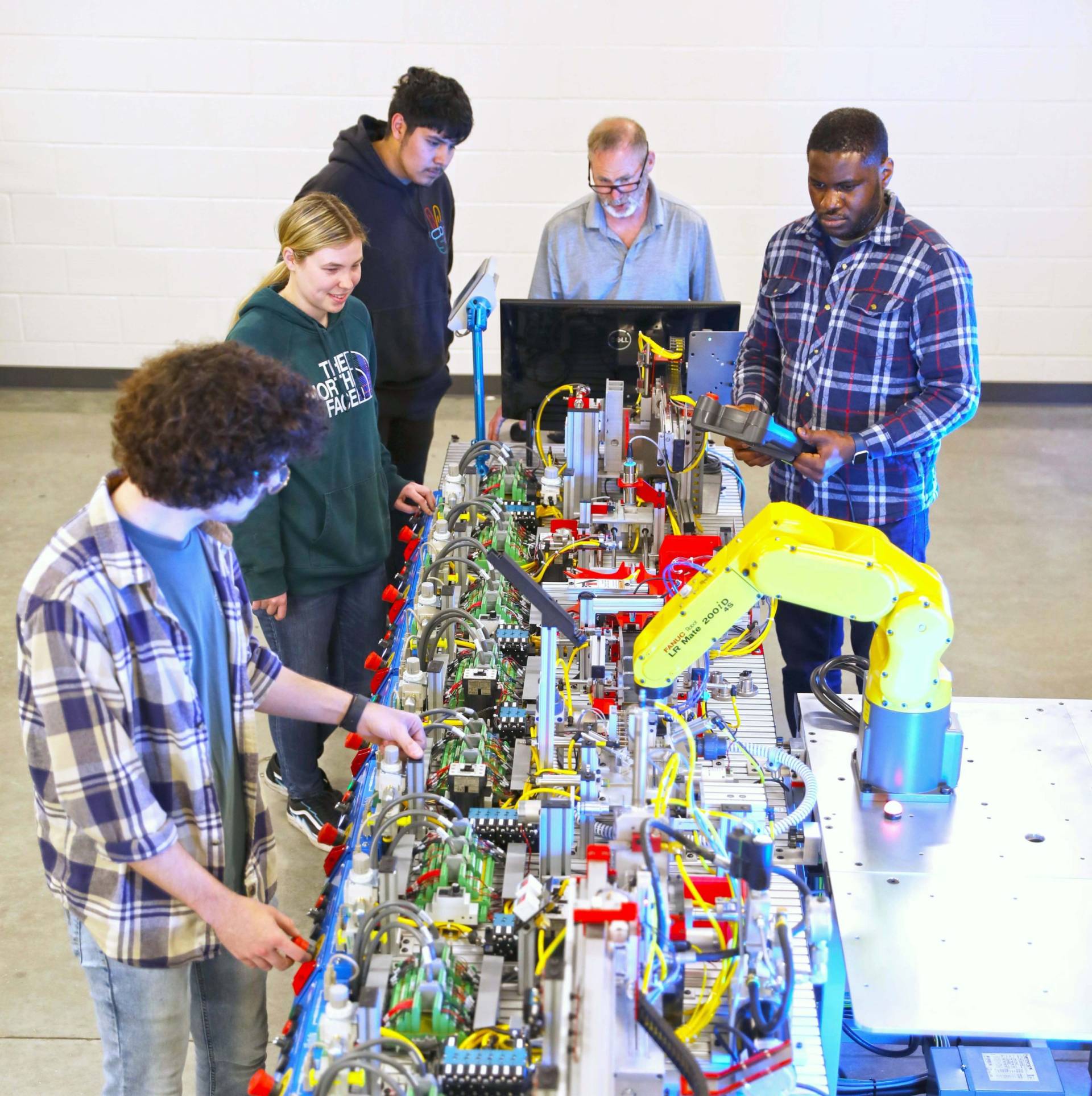 Robotics students 