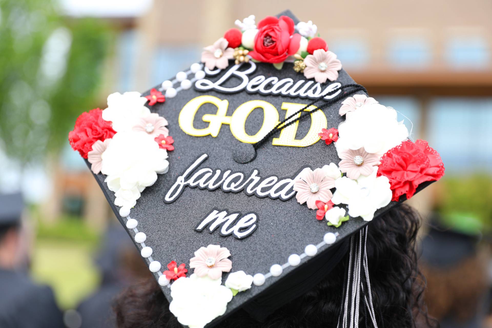 Decorated graduation cap